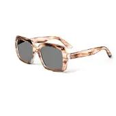 Vista Bonita ELBA – Zonneleesbril UV400 – Sterkte +3.50 – Kleur Maple – Unisex model - Solide montuur – Grote pasvorm – Flexveren - Inclusief etui en doekje