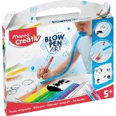 Maped CREATIV 846710 Puste-Stifte Blow Pen String Art-mit Spüh-und Malvorlagen