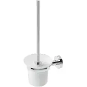 Eastbrook Genoa messing glazen toiletborstelhouder chroom