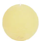 LUZ Rasteli Your Kaars-Bolkaars Geel D 10 cm