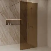Best design Inloopdouche best-design dalis 80x200 cm chroom amber