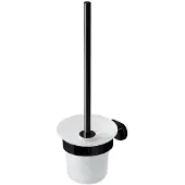 Eastbrook Salerno messing toiletborstelhouder zwart mat
