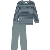 Schiesser Nachtkledij ' Nightwear 2 ' lichtgroen