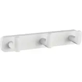 Eastbrook Asti messing handdoekhaak triple wit mat