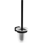 Eastbrook Asti messing toiletborstelhouder zwart mat
