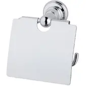 Eastbrook Rockingham messing toiletrolhouder met klep chroom