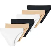 Schiesser Slip beige / zwart / wit