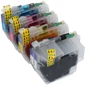PrintAbout Huismerk vervangt Brother LC-3219XL BK Inktcartridge Zwart Hoge capaciteit