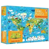 Usborne LES ANIMAUX DU MONDE (COFFRET LIVRE + PUZZLE 200 PIECES)