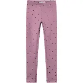 Name it Leggings 'NKFDAVINA' mauve / zwart