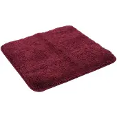 Kinzler J-10003/13 Bordeaux badmat, microvezel, 50x55 cm zonder uitsparing