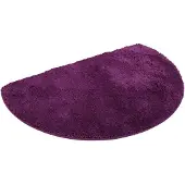 Kinzler J-10005/101 aubergine douchemat, microvezel, 50x80 cm halfrond