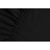 Ambiante Katoen - Splittopper Hoeslaken - 200x200/210 - Zwart