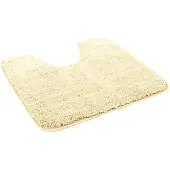 Kinzler J-10002/01 Natuurlijke badmat, microvezel, 50x55 cm met uitsparing