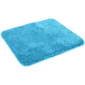 Kinzler J-10003/41 turquoise badmat, microvezel, 50x55 cm zonder uitsparing