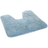 Kinzler J-10002/16 lichtblauwe badmat, microvezel, 50x55 cm met uitsparing