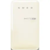 Smeg Koelkast Retro Vrijstaande ijskast Koelkast, Jaren 50, Enkeldeurs, Vrijstaand , Positie scharnier: Links, Crème