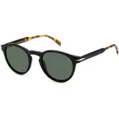 David Beckham Zonnebril - - DB 1111/S - Zwart Havana - Bruine glazen - Bescherming Cat. 2