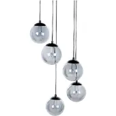Beliani NOEL - Hanglamp - Zwart - Glas