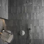 Saniclear Exclusive Curved inbouw regendouche rond met 20cm hoofddouche en muurarm RVS