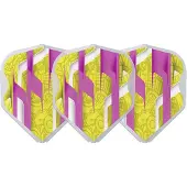 L-Style EZ L1 Mamo Series Yellow Clear White - Dart Flights