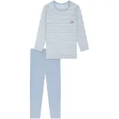 Schiesser Nachtkledij 'Nightwear' lichtblauw