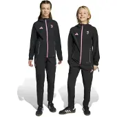 Adidas Juventus Vis Tech Trainingspak Full-Zip Kids Zwart Roze