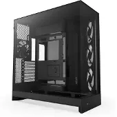 NZXT PC-behuizing H9 FLOW RGB 2025 Mid-tower Zwart met zij- en voorpaneel van gehard glas