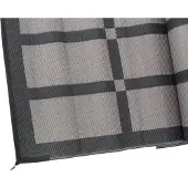 Eurotrail Patio Mat - 350*250cm - zwart grijs