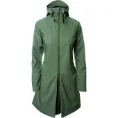 Agu SEQ Regenjas Dames Waterdicht - Olijf Groen - Waterkolom 5.000 mm - Om te ritsen tot poncho - Ventilatiepaneel op de rug