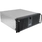 UNYKAch 4U 19″ UK4339H, Serverkast, Zwart, Zilver, SGCC, 4U, ATX
