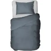 Kayori Saya – Dekbedovertrek Katoensatijn Denim – 140x200/220 cm