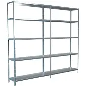 Schulte Legborden zonder bouten, H 2000 x B 2200 x D 350 mm, gegalvaniseerd
