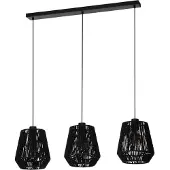 Eglo Touw Hanglamp Persley Eetkamer Zwart