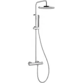Plieger Royal - doucheset met stortdouche Ø25cm + handdouche - thermostatisch - chroom