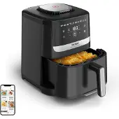 Tefal EY5528 Easy Fry Silence Deluxe XL - Stille Airfryer - 5L - Voor 6 Personen - XL Formaat - Stil - Zwart
