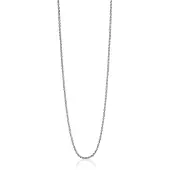 Zinzi 60cm zilveren palmier ketting ZILC-P60