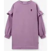 Sissy-Boy Lichtpaarse Sweatjurk Met Ruffles Van | Maat: 134-140