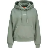 Jack & Jones Sweatshirt 'JXStudio Vesterbro' jade groen / wit