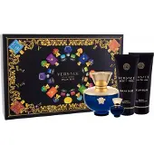 Versace Dylan Blue Pour Femme Gift Set Eau De Parfum (edp) 100 Ml, Body Lotion 100 Ml, Shower Gel 100 Ml And Miniature Eau De Parfum (edp) 5 Ml 100ml