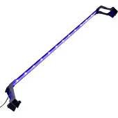 vidaXL Aquariumlamp met klemmen LED 90-105 cm blauw en wit