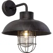 Brilliant Portland - Buiten Wandlamp - 24 X 25 X 29 Cm - IP44 - Roest