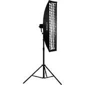 Nanlite Eggcrate Grid voor Strip Softbox 140x30cm