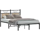 vidaXL Bedframe zonder matras hout sonoma eikenkleurig 120x200 cm