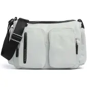 Mandarina Duck schoudertas Hunter Crossover Cashmere Lichtgrijs