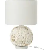 J-Line Table lamp waving ceramic white