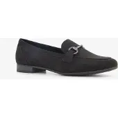 Nova dames loafers met gesp zwart maat 38