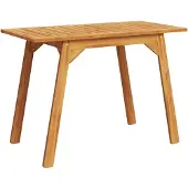 vidaXL Tuintafel 110x56x75 cm massief acaciahout