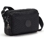 Kipling Schoudertas 'Abanu' donkergrijs / zwart