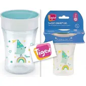 Tigex | Slimme mok | drinkbeker | 360° | 9+ m | 250 ml | turkoois 9+ m